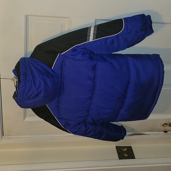 Blue Puffer Bubble Jacket - Picture 2 of 2